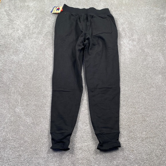 Champion Reserve Weave Activewear Logo Jogger Sweatpants Men's Size M Black - Picture 2 of 10